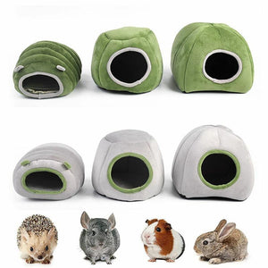 Soft Small Animal Guinea Pig Cozy Warm Pet Tent Hamster House Hideout Cave Bed