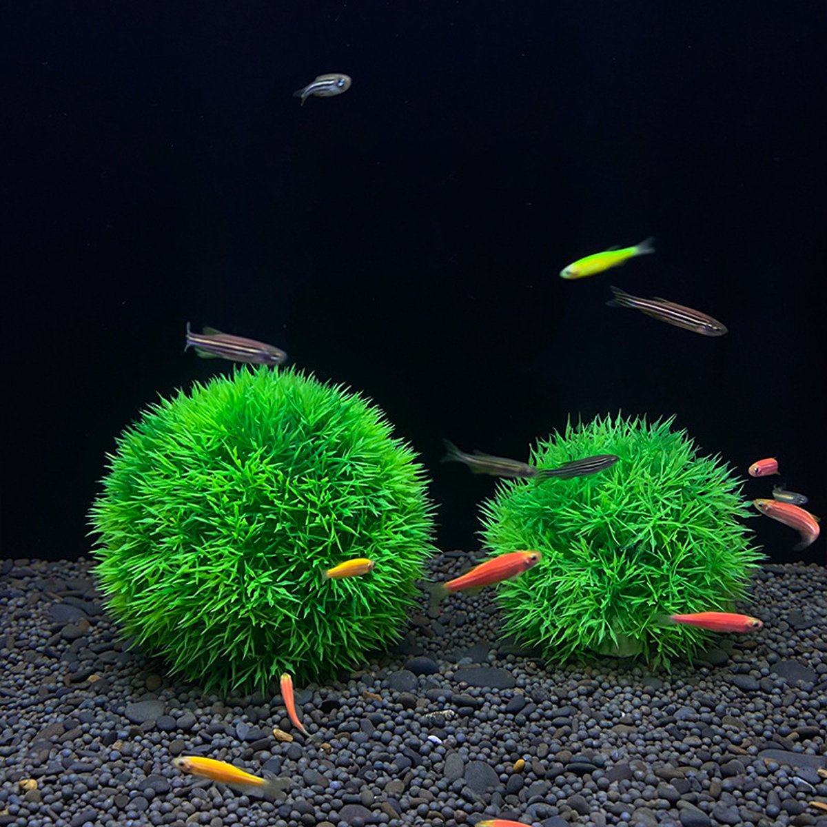 Aquarium Fish Tank Landscaping Decoration Plastic Simulation Water Grass Flower Ball