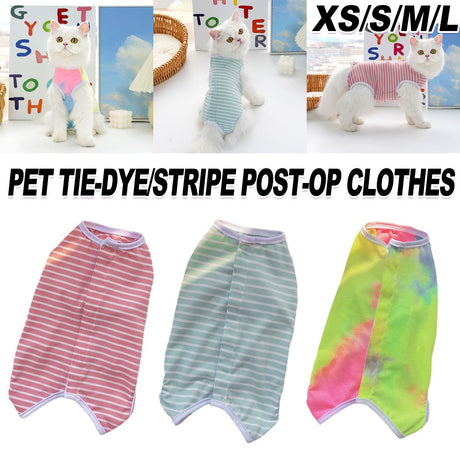 Pet Clothes Solid Color Striped Dog Cat Jumper Puppy Outfit