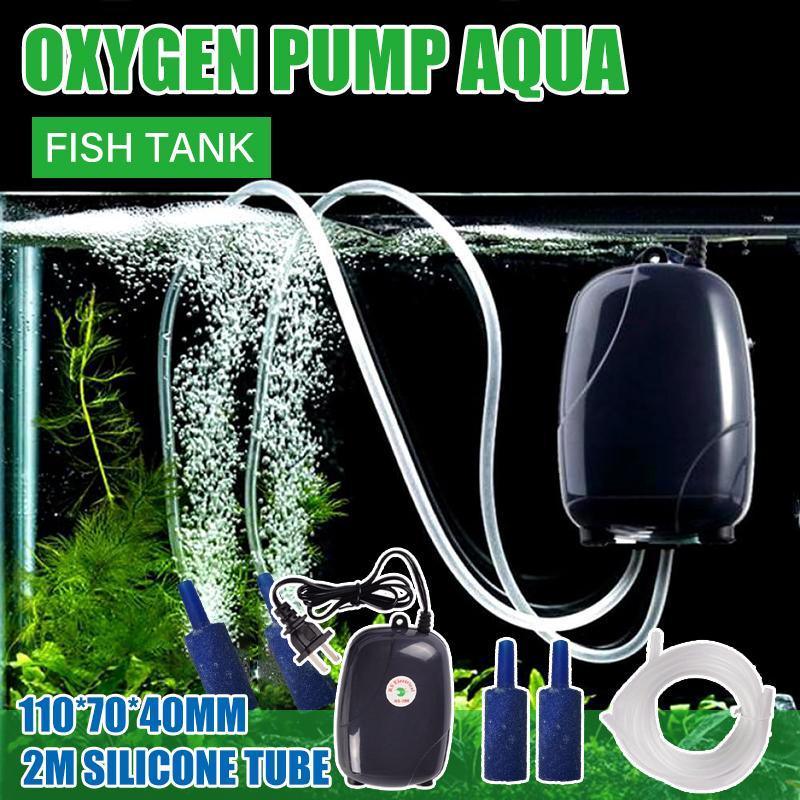 Oxygen Pump Aqua Fish Tank Air Bubble Disk Stone