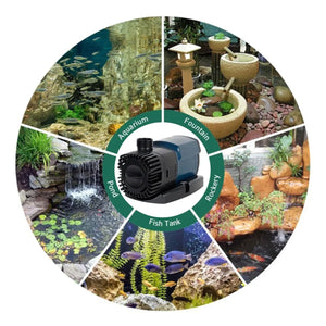 Submersible Water Pumps Aquarium Fish Tank Pumps Fish Farming Inverter Pump Set