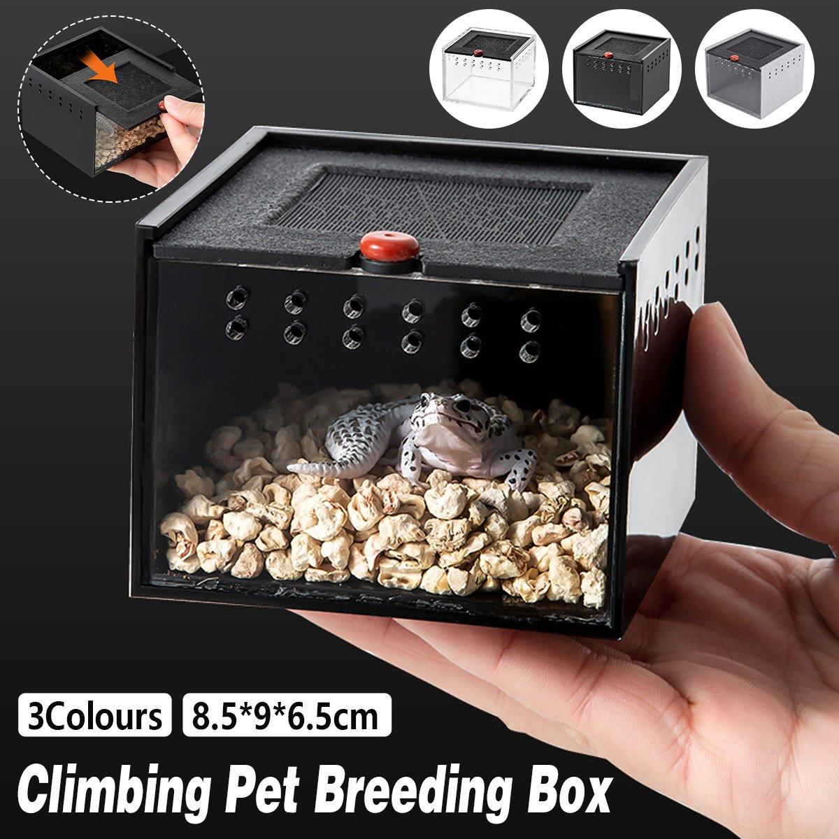 Acrylic Reptile Enclosure Tank Climbing Pet Breeding Box Reptile Tank