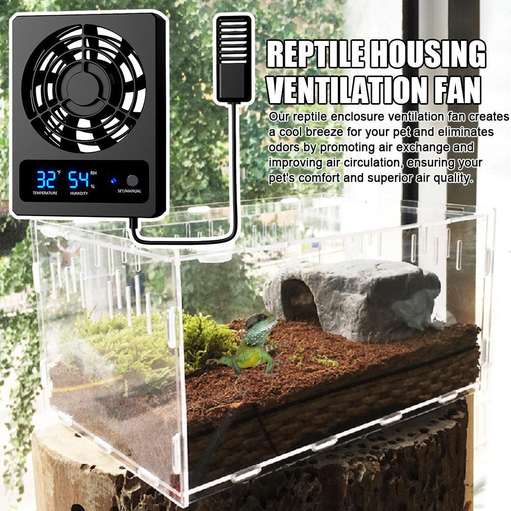 Ventilation Fans For Reptile Enclosure Temperature Controlled Fan