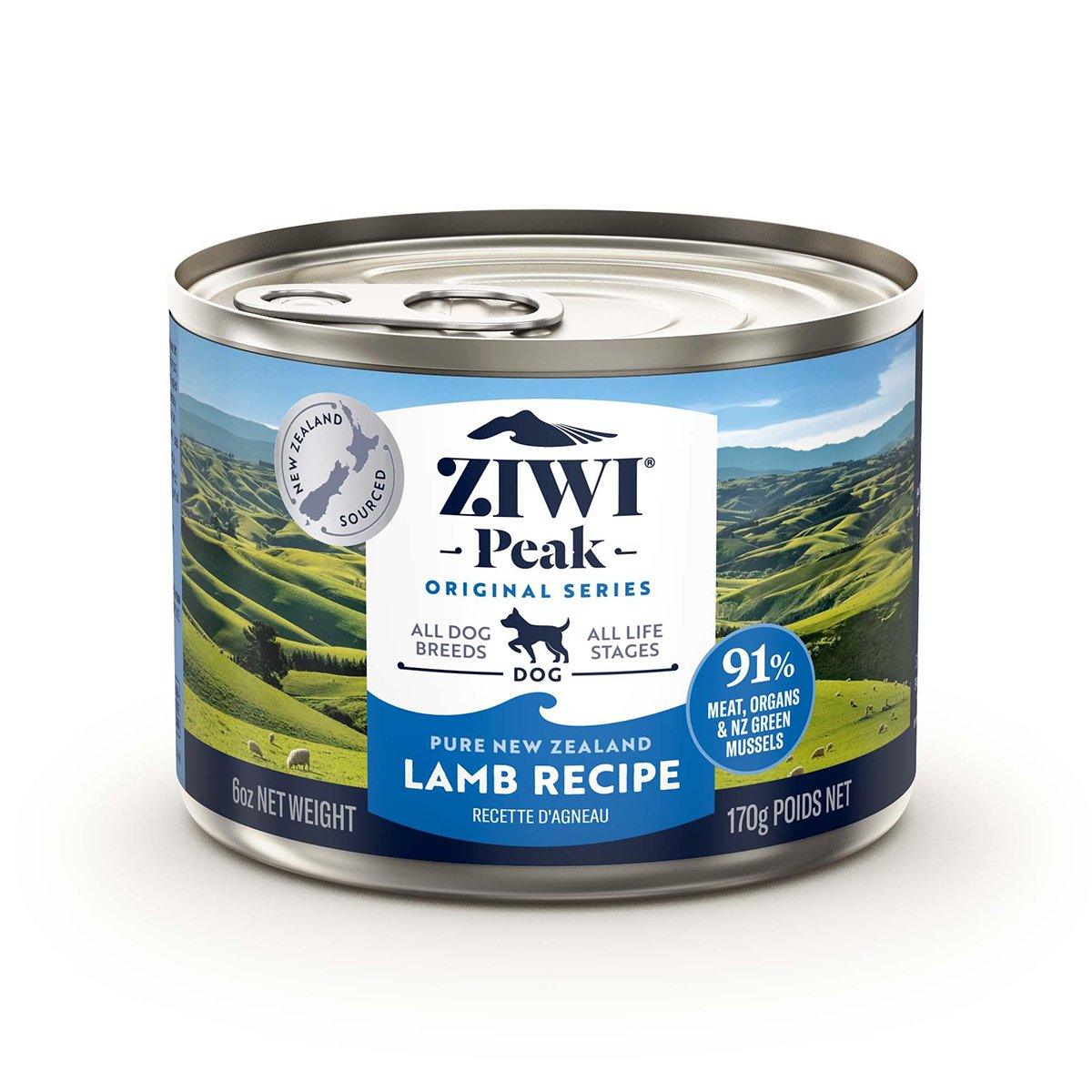 ZIWI Peak Dog Can Lamb | Best Wet Dog Food Australia | 170g,390g