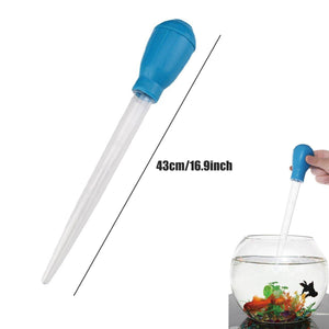 2PCS Efficient Aquarium Maintenance with Fish Tank Cleaning Pipettes