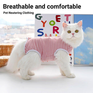 Pet Clothes Solid Color Striped Dog Cat Jumper Puppy Outfit