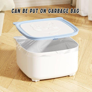 Compact Cat Trash Can with Flip Lid Deodorant & Odor Control Bin