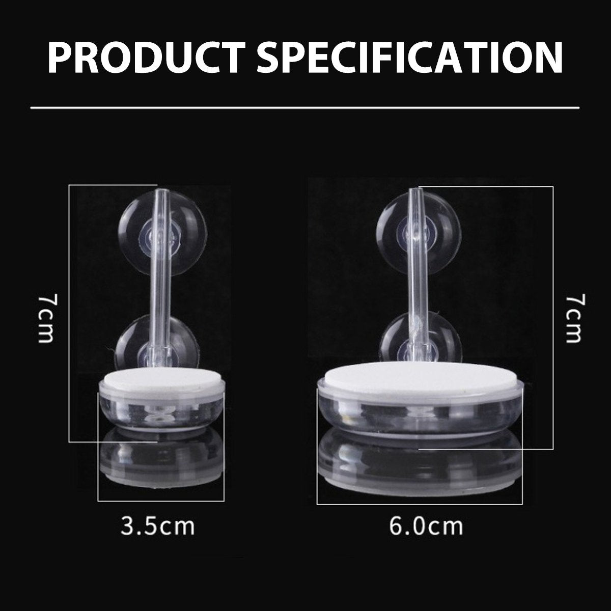 Aquarium Air Stones Quiet Bubble Stone Aerator Head Fish Tank Oxygen Pump Nano Air Disc Atomizer