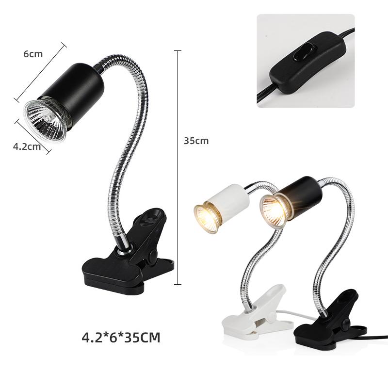 E27 Reptile Heating Light Turtle Lizard UVB + UVA Pet Heat Lamp Clip Holder