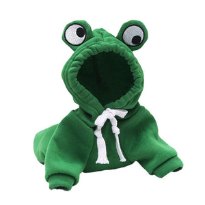 Adorable Cartoon Frog Hooded Vest