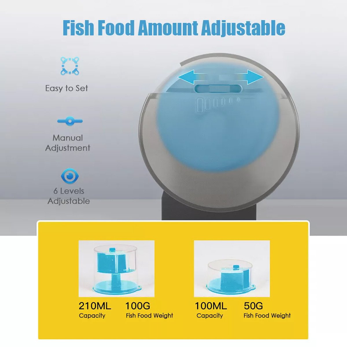 Aquarium Tank Automatic Feeder for Precise Fish Feeding