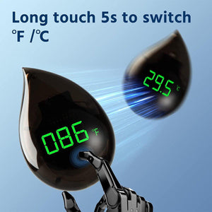 Fish Tank Thermometer Mini Small Electronic High Precision LED Digital Display