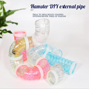 8X Hamster Tubes Cage Tunnel For Squirrel Guinea Pig Hedgehog