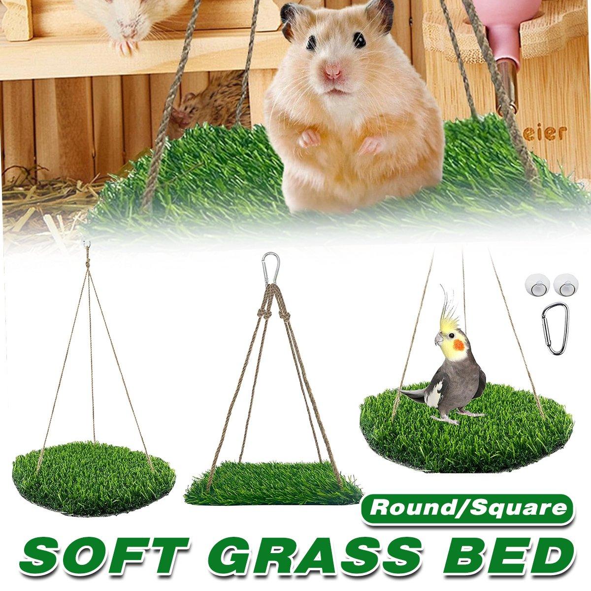 Pet Turf Hammock Ideal for Parrots Hamsters & Squirrels