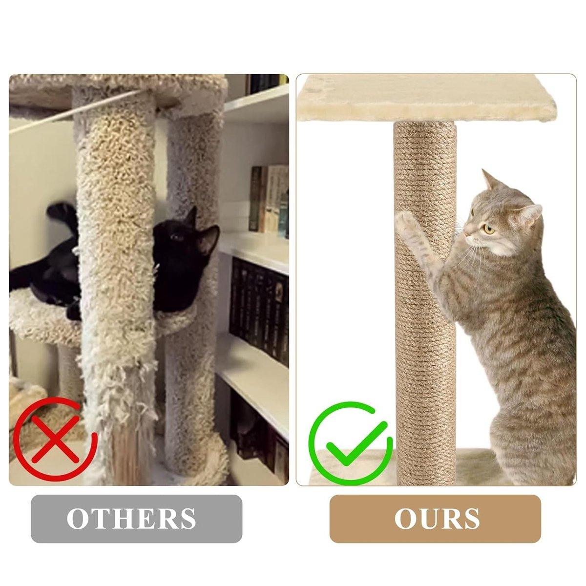 Hemp Rope Pillar Cat Climbing Frame Pillar Jute Sisal Replacement