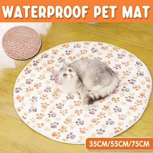 Round Waterproof Dog Pad Breathable & Non-Slip for Pets