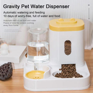 Automatic Pet Feeder and Waterer for Cats and Dogs 10-Day Capacity