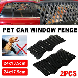 Car Window Guard Dog Cat Out Retractable Fence Pet Guard