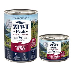 ZIWI Peak Wet Dog Food Venison | Best Wet Dog Food in Australia | 170g, 390g