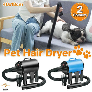 Pet Hair Dryer 2100W 2 Colours