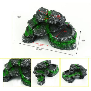 Turtle Sunbed Floating Island Pet Climbing Hideaway Fish Tank Aquascape