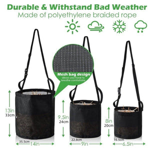 Durable Adjustable Horse Feeding Bag Slow Feed Hay Bag for Travel & Daily Use