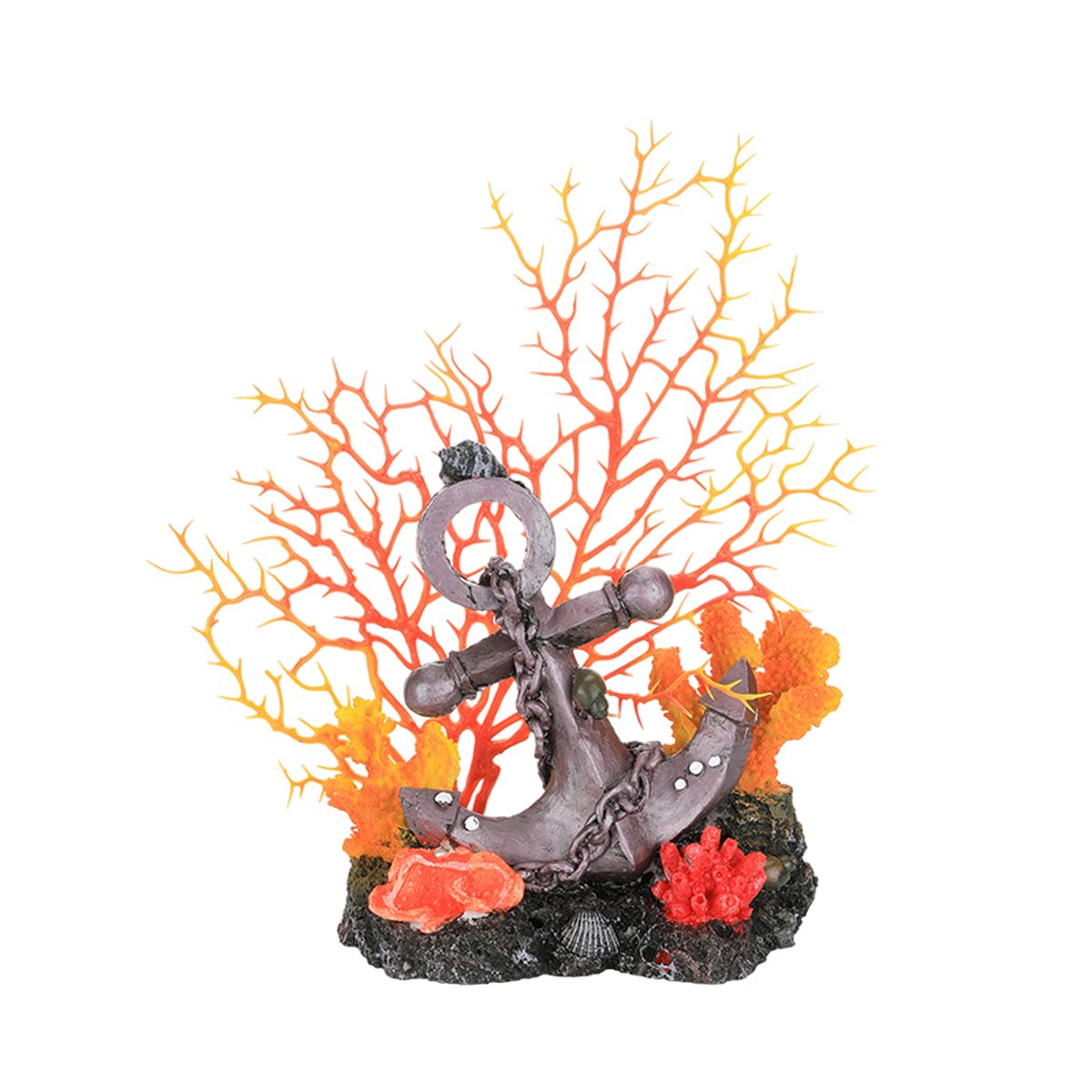 Vibrant Simulation Coral Landscaping Decorations for Aquariums