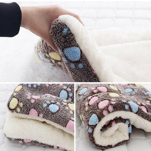 Puppy Dog Cat Cushion Mattress Blanket Bed Soft Warm Pet Pad Winter Kennel House