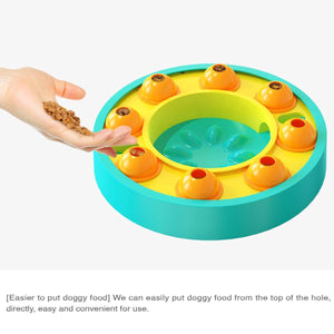 Slow Food Leakage Cat and Dog Bowl Hidden Food Toy for Mental Stimulation