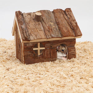 Natural Wood Hamster House S/L