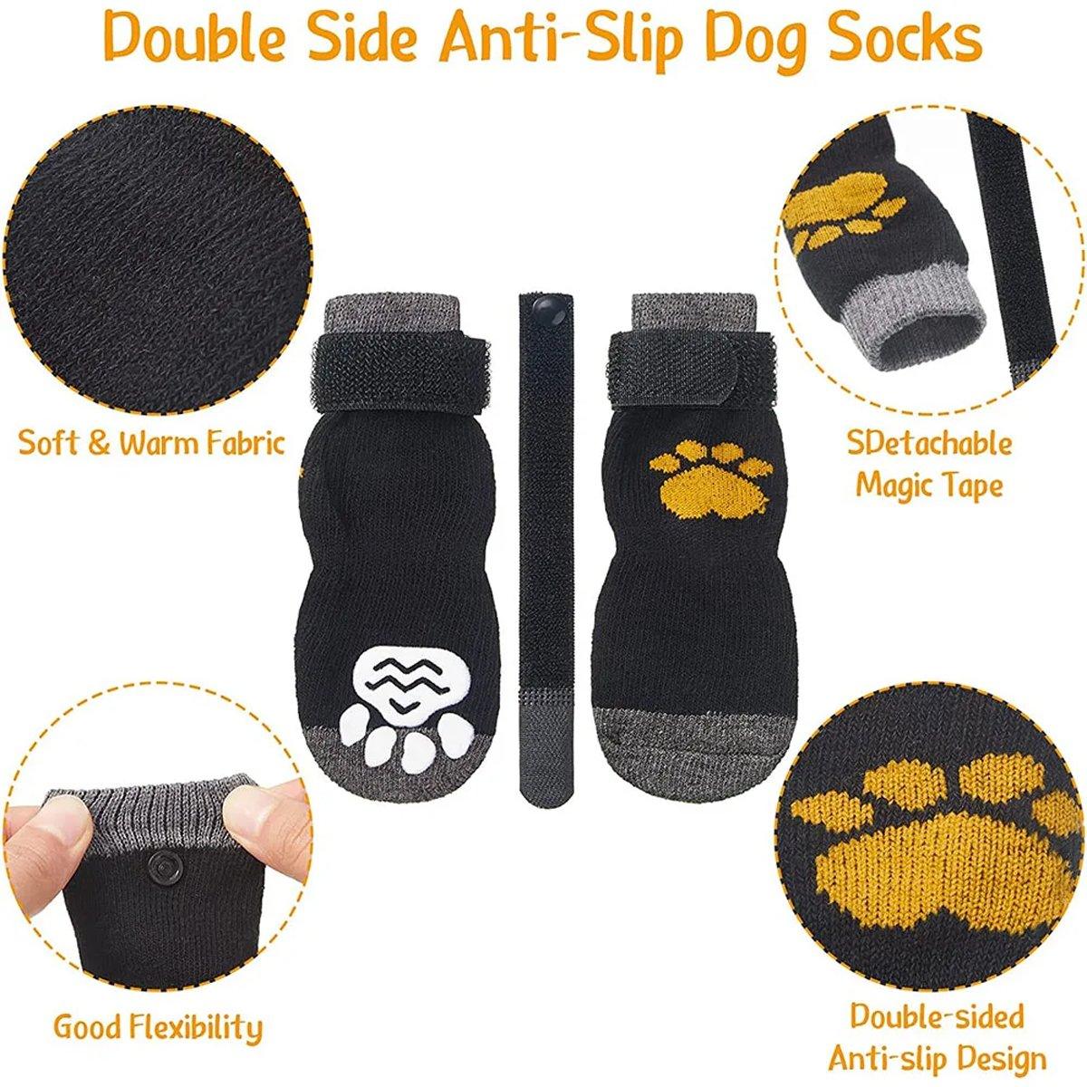 Pet Socks Christmas Dog Socks Warm With Non-slip Bottom