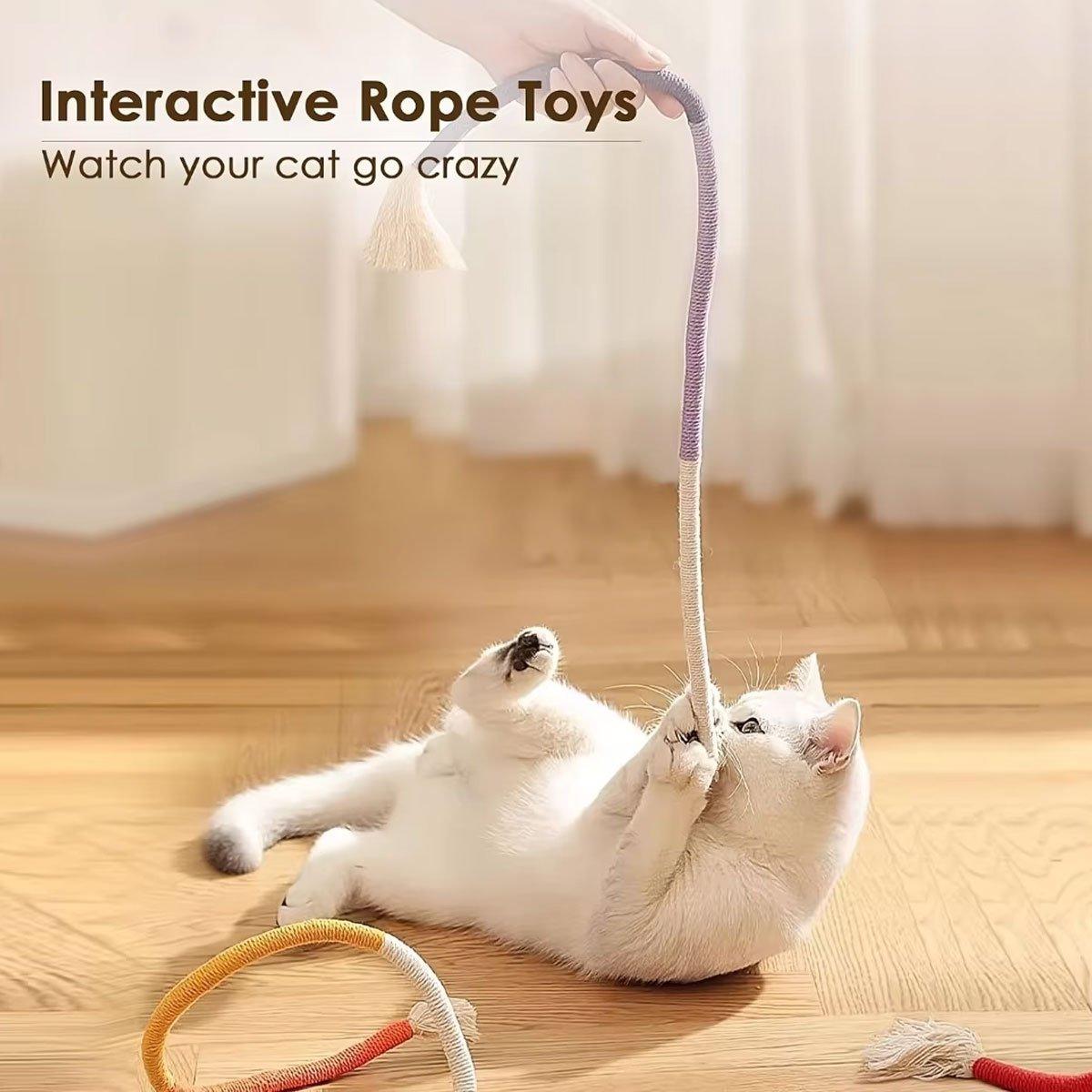 Cat Toy Creative Fun Teeth Molar Cleaning Cat Bite Rope