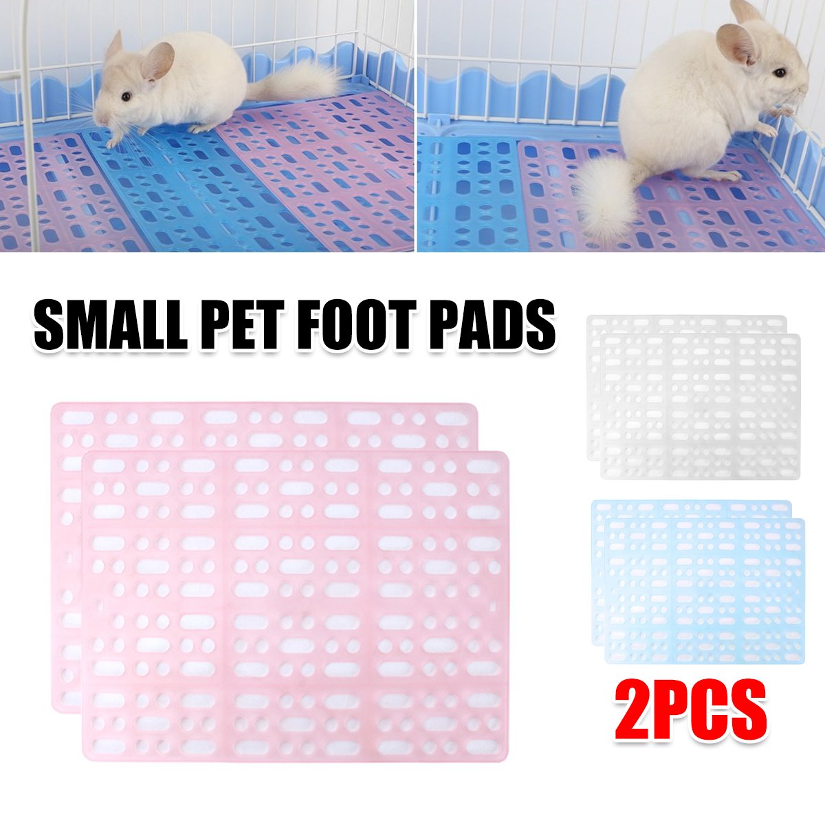 Dutch Pig Foot Mat Large Rabbit Totoro Guinea Pig Pet Rabbit Cage Accessories Plastic Mat