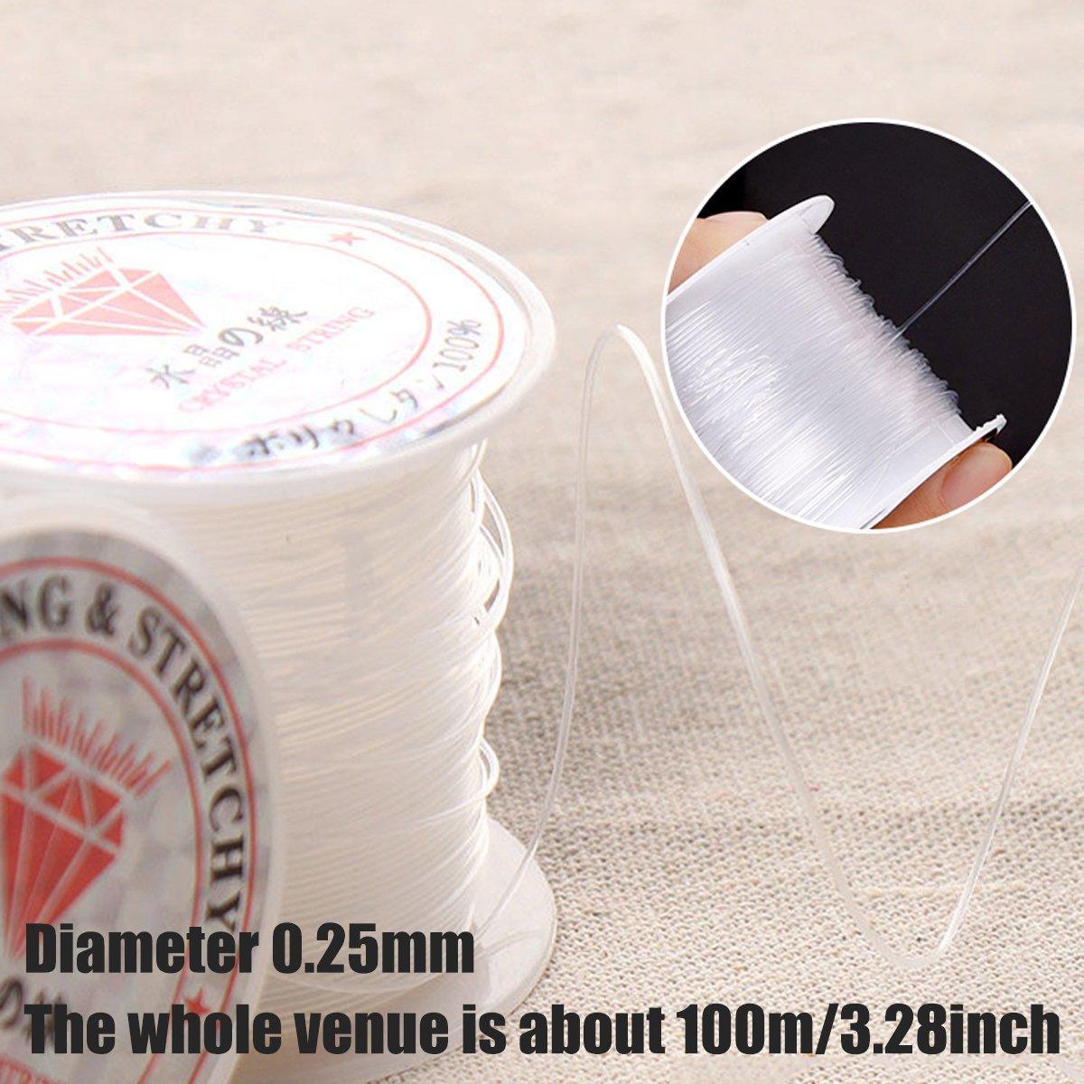 Transparent Aquarium Moss Binding Line 5pcs Crystal Fishing Line for Plant Tank