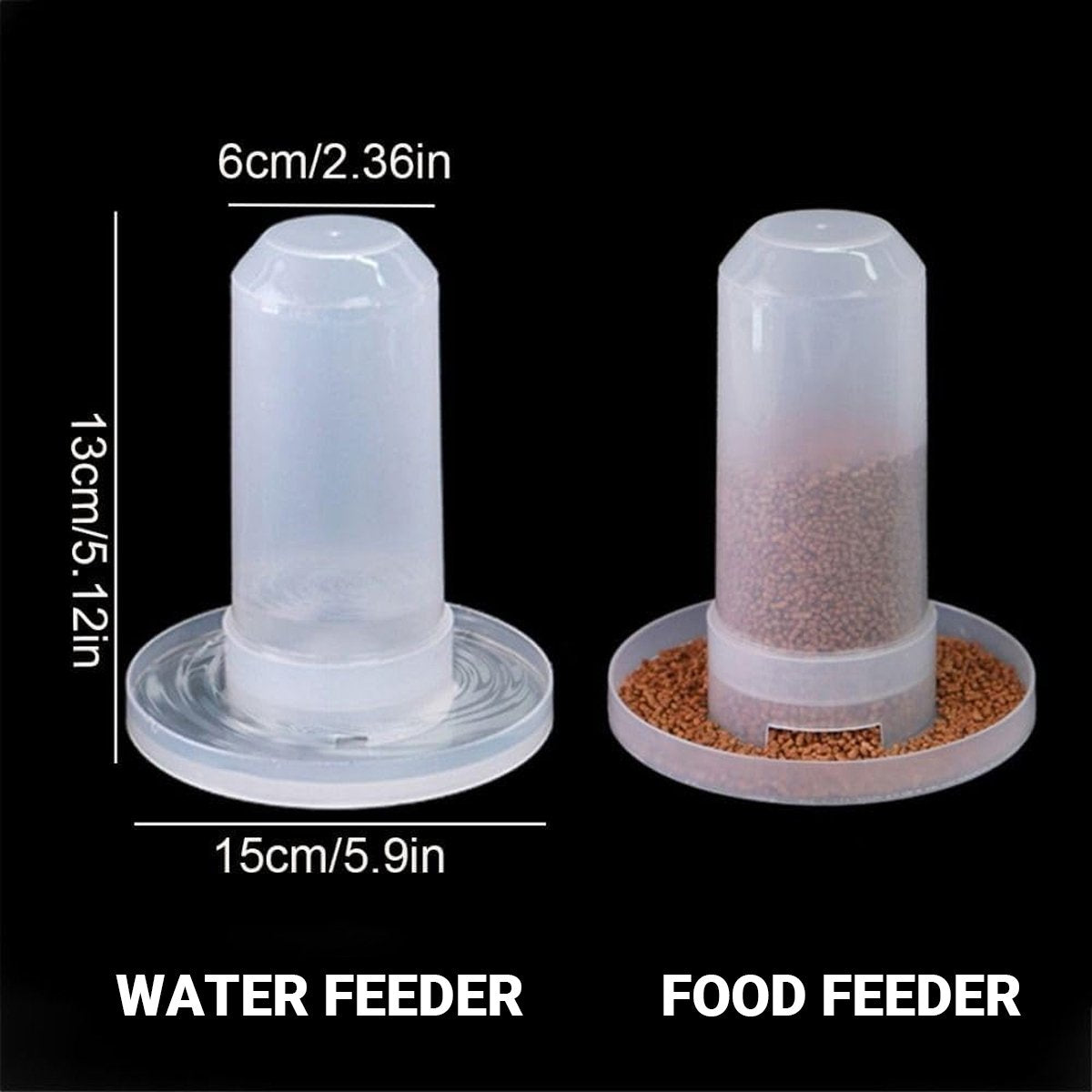 Automatic Bird Feeder Chicken Pigeon Parrot Drinker Water Dispenser Feeder