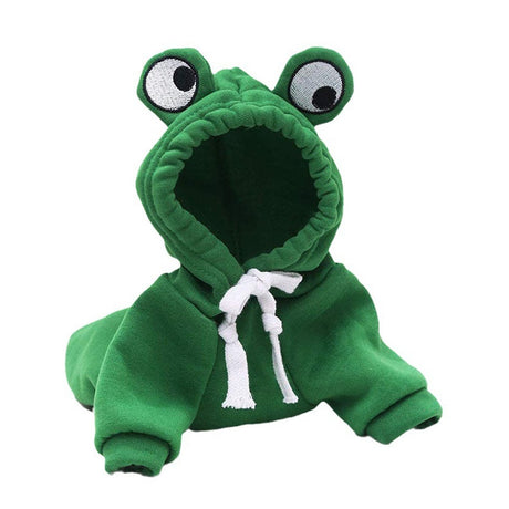 Adorable Cartoon Frog Hooded Vest