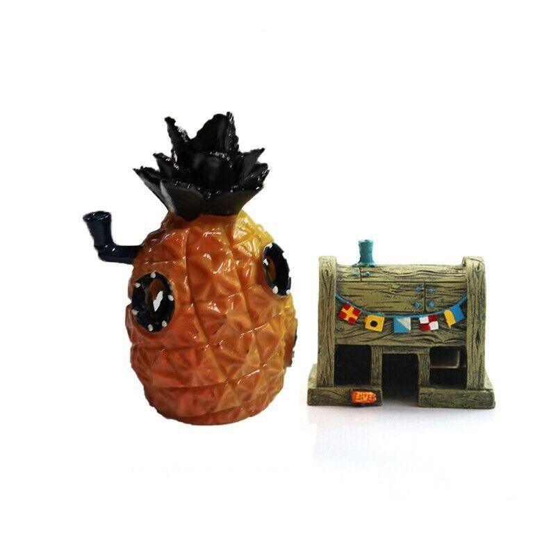 Spongebob Pineapple House Hole Fish Tank Decoration