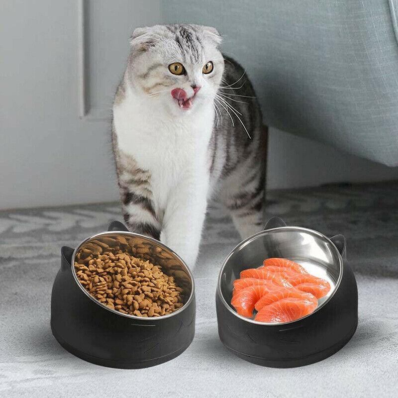 Non-slip Stainless Steel Cat Bowls 7 Colours