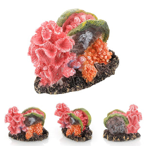 Vibrant Simulation Coral Landscaping Decorations for Aquariums