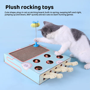 Multifunctional Interactive Cat Toys Corrugated Scratch Board for Cats