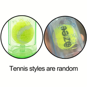 Durable Pet Teething Resistant Tennis Ball Wine Bottle Chew Toy for Dogs Play