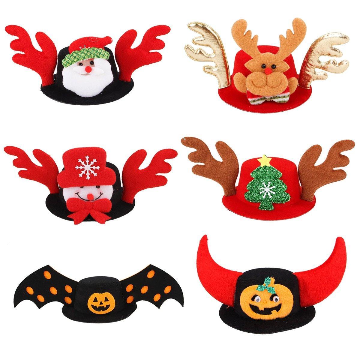 Pet Hat for Dogs and Cats Halloween Christmas Funny Headgear Accessories