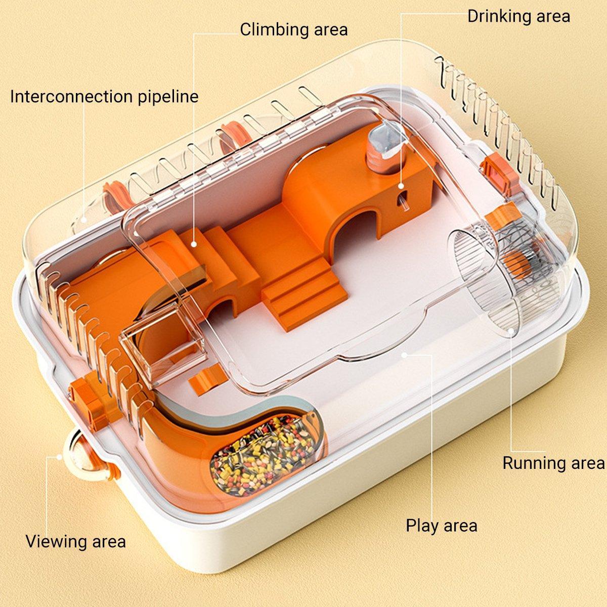 Luxury Small Pet Cage Ideal Habitat for Hamsters and Gerbils