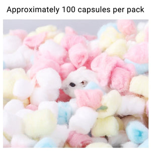 5pcs Hamster Winter Cotton Balls Quilt Toys Nest Accessories Warm Bedding