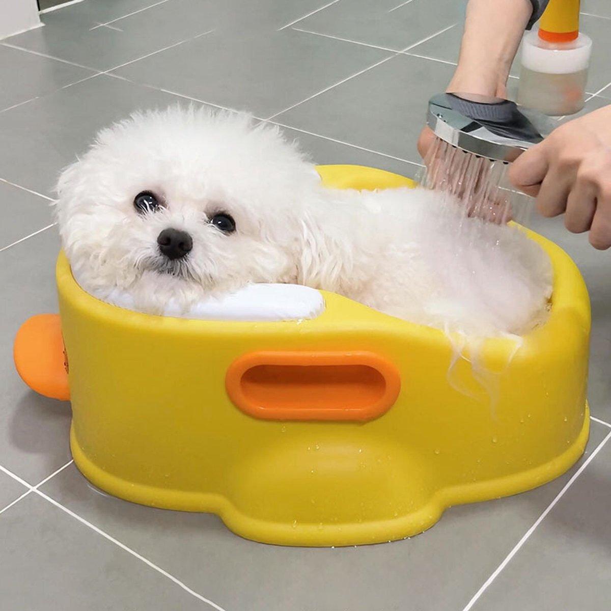 Cat Dog Bath Tub Pet Grooming Basin Small Dog Washing Tub