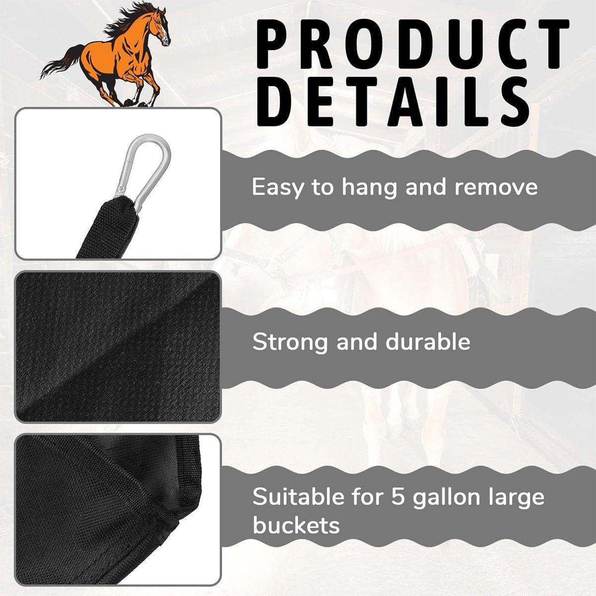 Horse Feed Bag Durable Feed Storage for Horses & Livestock