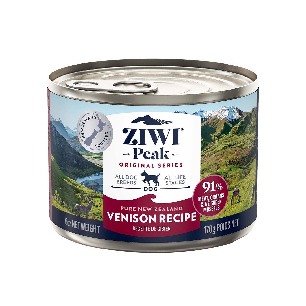 ZIWI Peak Wet Dog Food Venison | Best Wet Dog Food in Australia | 170g, 390g