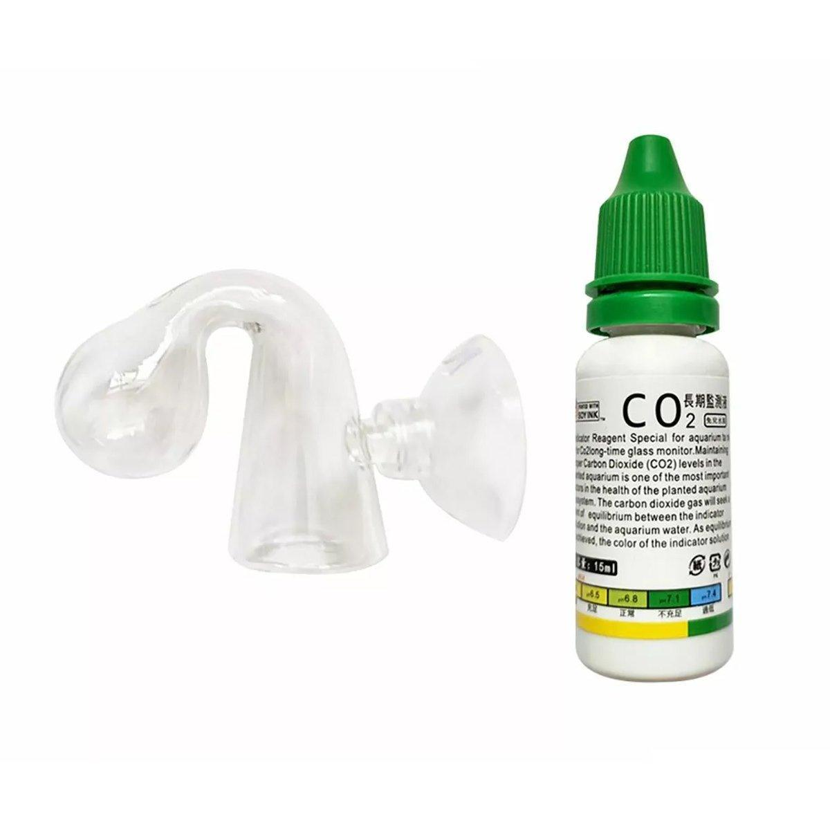 Aquatic CO2 Glass Drop Checker for Accurate Aquarium Monitoring