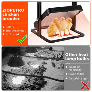 18W Poultry Heating Plate Brooder Warm Chick Duck Chicken Coop Heater