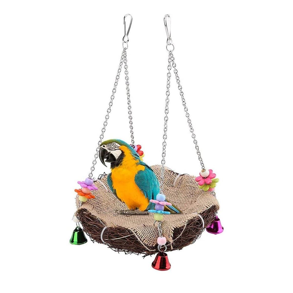 Small and Medium-Sized Bird Swing Toy Parrot Rattan Nest